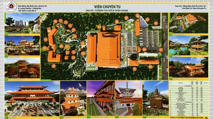 Phối cảnh xây dựng Viện Chuyên Tu 2, P.Long Thành, TP.Đồng Nai