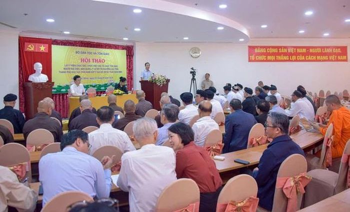 Hội thảo diễn ra tại Hội trường Nhà khách Chính phủ (T.78, phường Xuân Hòa, TP.HCM)
