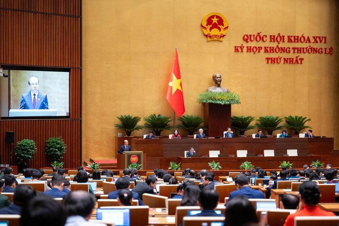 Quang cảnh phiên họp. Ảnh: Media Quốc hội.