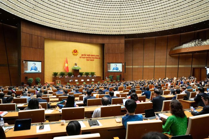 Quang cảnh phiên họp. Ảnh: Media Quốc hội.