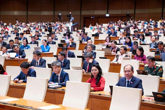 Các đại biểu tham dự phiên họp. Ảnh: quochoi.vn