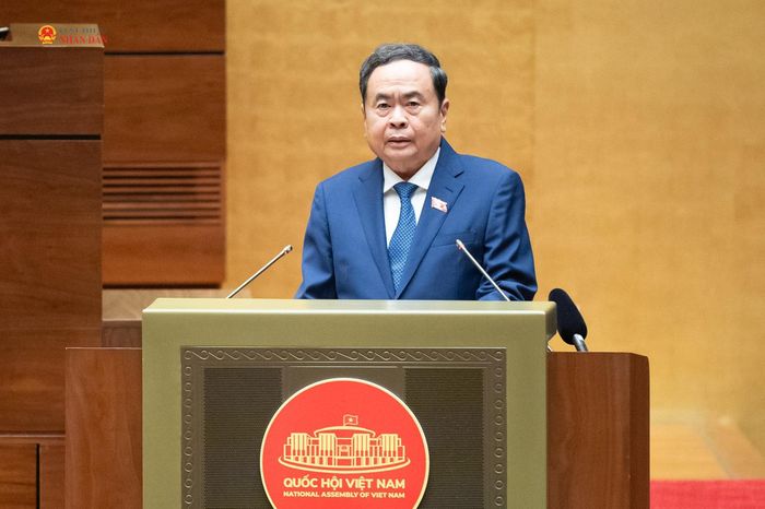 Chủ tịch Quốc hội Trần Thanh Mẫn phát biểu khai mạc Kỳ họp
