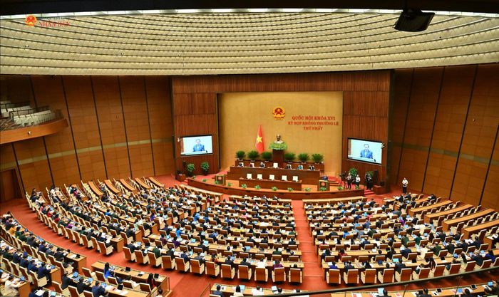 Chủ tịch Quốc hội Trần Thanh Mẫn phát biểu khai mạc Kỳ họp