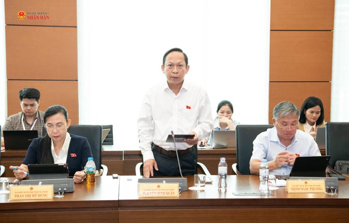 ĐBQH Nguyễn Đình Xuân (Tây Ninh) phát biểu