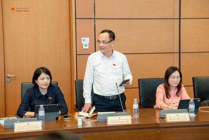 ĐBQH Nguyễn Ngọc Sơn (TP. Hải Phòng) phát biểu