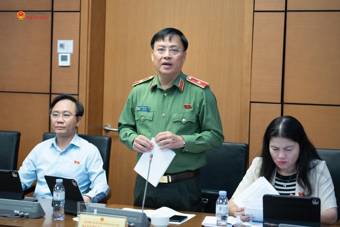 ĐBQH Nguyễn Thanh Liêm (Quảng Trị) phát biểu