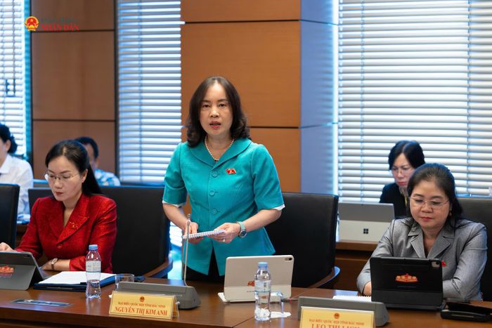 ĐBQH Nguyễn Thị Kim Anh (Bắc Ninh). Ảnh: H. Nga