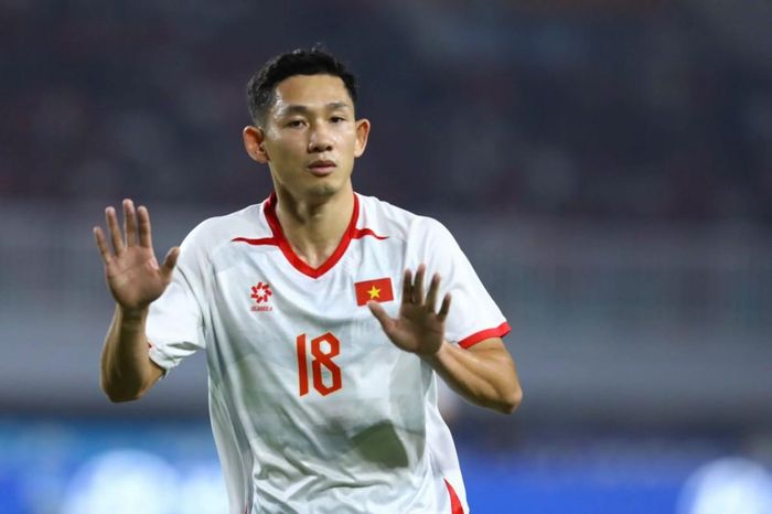 Hai Long bứt tốc từ sân nhà và nhân đôi cách biệt cho tuyển Việt Nam. Ảnh: Facebook/@Hanoi Football Club (tài khoản Facebook của câu lạc bộ bóng đá Hà Nội)
