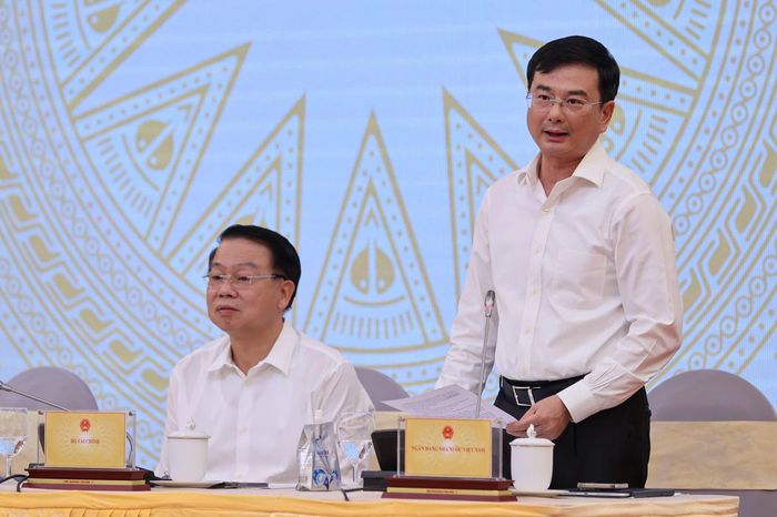 Phó Thống đốc Phạm Thanh Hà trả lời báo chí tại họp báo Chính phủ thường kỳ tháng 7/2026 - Ảnh: VGP/Nhật Bắc