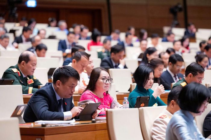 Các đại biểu dự phiên họp.