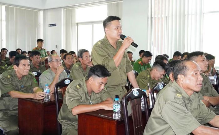 Lực lượng tham gia bảo vệ ANTT ở cơ sở đã khẳng định vai trò "cánh tay nối dài" của Công an cấp xã.