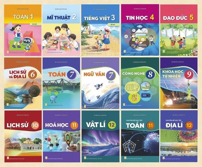 Bộ “Kết nối tri thức với cuộc sống” của NXBGDVN.