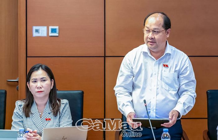 Đại biểu Nguyễn Phương Bắc phát biểu góp ý Dự án Luật sửa đổi, bổ sung một số điều của Luật Hải quan, kiến nghị làm rõ tính khả thi của quy định về định danh điện tử và tăng cường kết nối dữ liệu trong quản lý hải quan.