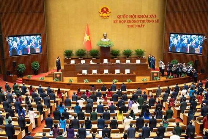 Quốc hội làm lễ chào cờ khai mạc Kỳ họp