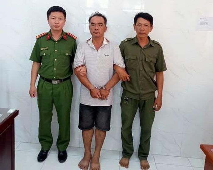 Lê Trung Tính khi bị bắt giữ