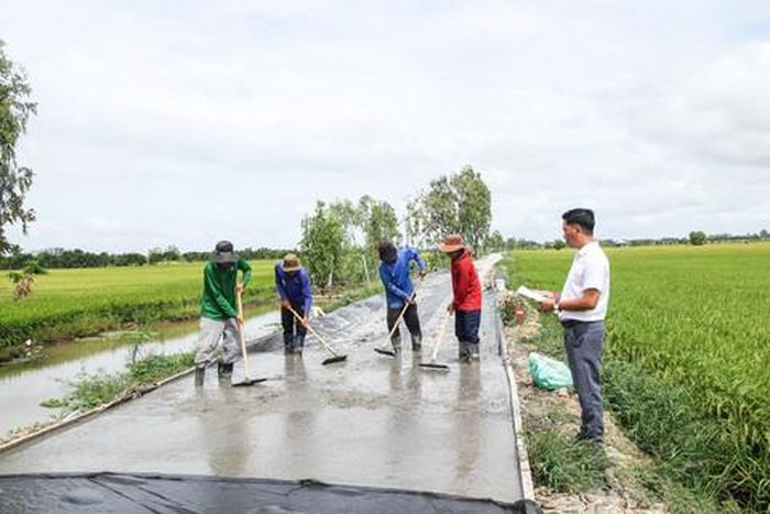 Dự án nâng cấp giao thông nội đồng ở xã Châu Phong, tỉnh An Giang