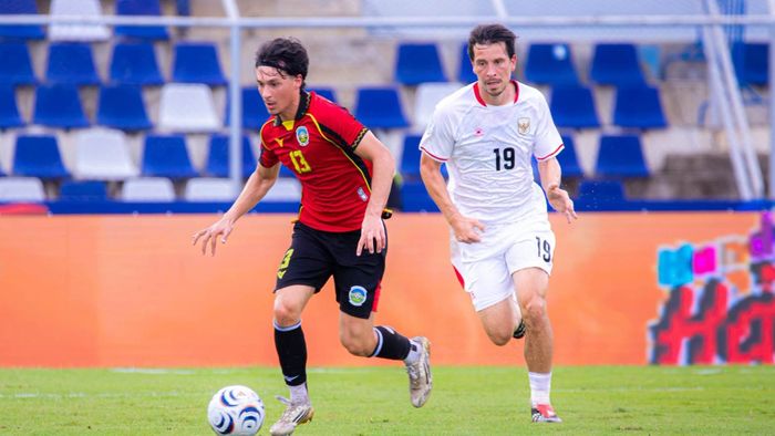 Indonesia thắng Timor Leste 3-0 bằng 3 bàn thắng trong 7 phút. (Ảnh: FFTL)