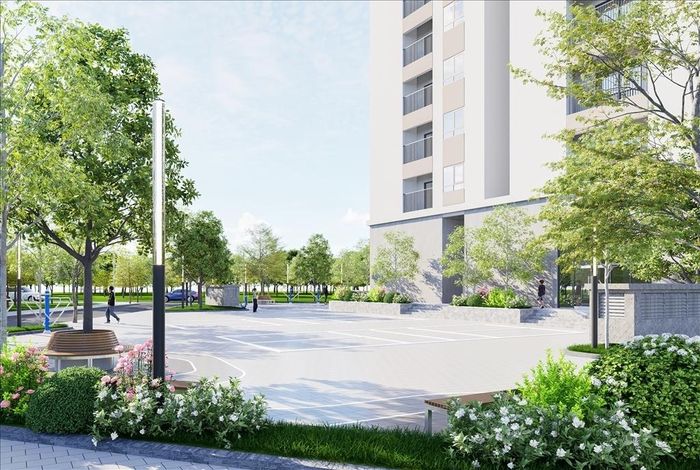 Số căn hộ nhà ở xã hội để cho thuê mua là 12 căn với diện tích khoảng 824,4m². (Ảnh: Handico)
