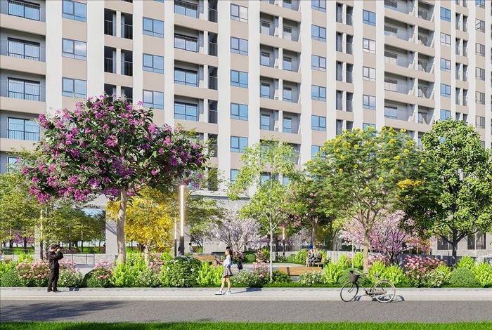 Giá bán căn hộ nhà ở xã hội tạm tính khoảng 28,4 triệu đồng/m²/tháng (đã bao gồm thuế VAT và kinh phí bảo trì). (Ảnh: Handico)