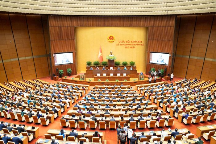 Quang cảnh phiên khai mạc kỳ họp. Ảnh: media.quochoi.vn