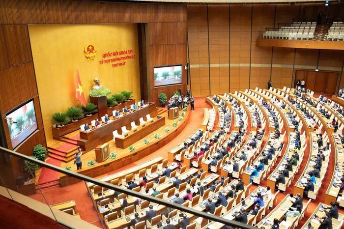 Toàn cảnh Kỳ họp không thường lệ lần thứ Nhất, Quốc hội khóa XVI. Ảnh: Media Quốc hội