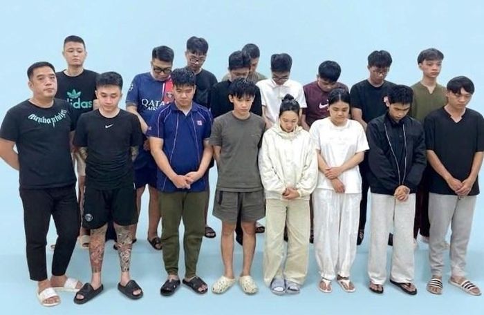 Cơ quan Cảnh sát điều tra Công an TP. Hải Phòng bắt tạm giam 28 đối tượng. Ảnh Công an cung cấp