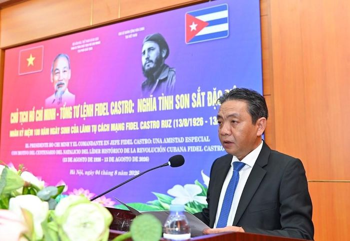 Thứ trưởng Bộ VHTTDL Hoàng Đạo Cương phát biểu