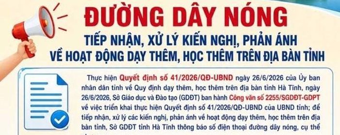 Sở GD&ĐT Hà Tĩnh quyết liệt với việc dạy thêm, học thêm không đúng quy định