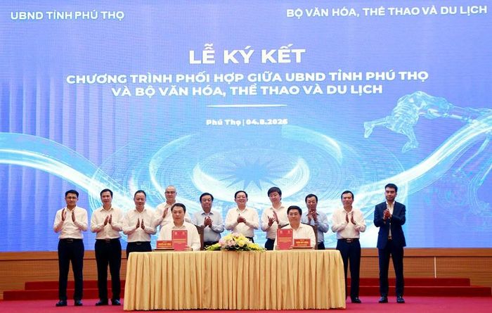Bộ VHTTDL ký kết hợp tác đồng hành cùng tỉnh Phú Thọ