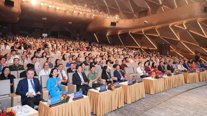 Đại hội quy tụ sự tham gia của 450 đại biểu chính thức đại diện cho gần 3.000 hội viên trên cả nước và hơn 200 đại biểu khách mời. (Ảnh: PHẠM TUẤN ANH)