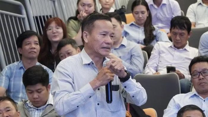 Đại biểu phát biểu tại sự kiện.