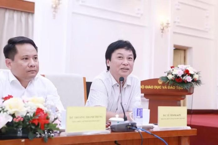 Phó Tổng Biên tập Báo Đại biểu Nhân dân Lê Thanh Kim phát biểu. (Ảnh: Đình Tuệ)