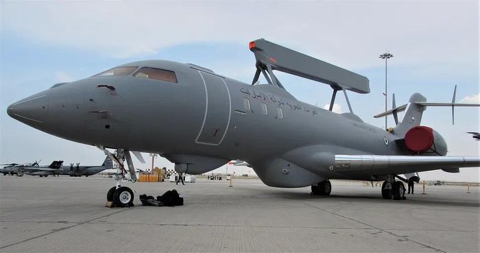  Máy bay cảnh báo sớm và kiểm soát trên không GlobalEye. Ảnh: Saab  