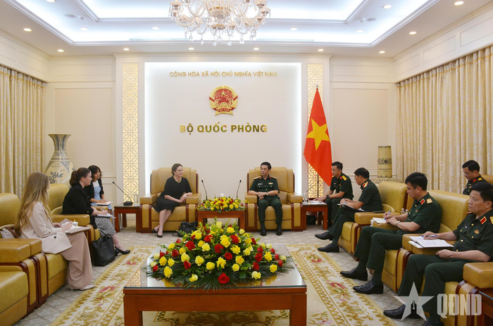 Quang cảnh cuộc tiếp.