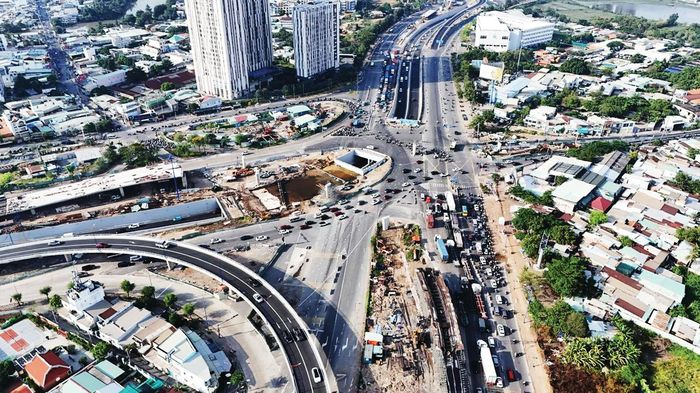 Nút giao An Phú lùi thời gian hoàn thành đến cuối năm 2027 thay vì cuối năm nay. ẢNH: QUỐC HÙNG