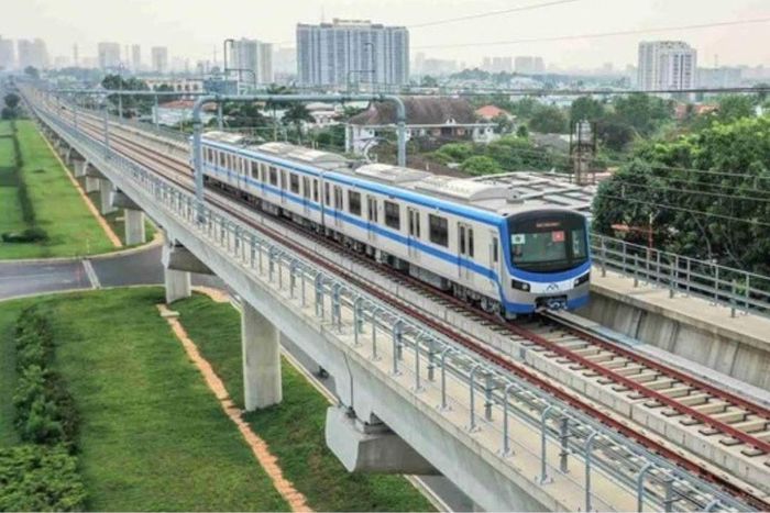 Tuyến metro Bến Thành - Suối Tiên. Ảnh: QUỐC HÙNG