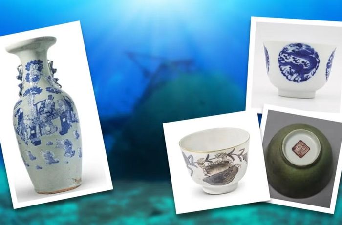 Hàng trăm hiện vật được khai quật từ xác tàu thời nhà Thanh trên sông Dương Tử gây ngạc nhiên cho các chuyên gia. Ảnh: @SCMP.