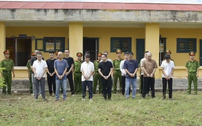 Công an Quảng Trị khởi tố 16 bị can liên quan đường dây tổ chức đánh bạc. Ảnh: Quang Văn