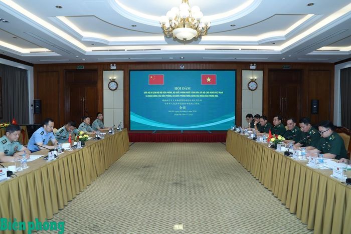 Quang cảnh hội đàm. Ảnh: Ngọc Lâm
