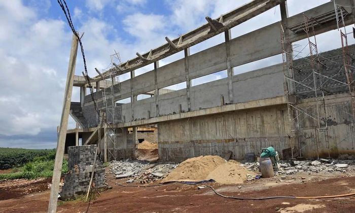 Các cấu kiện bị sự cố đã được tháo dỡ.