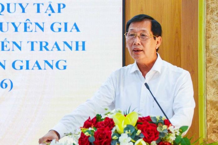 Ông Lê Văn Phước - Phó Chủ tịch UBND tỉnh An Giang, phát biểu.