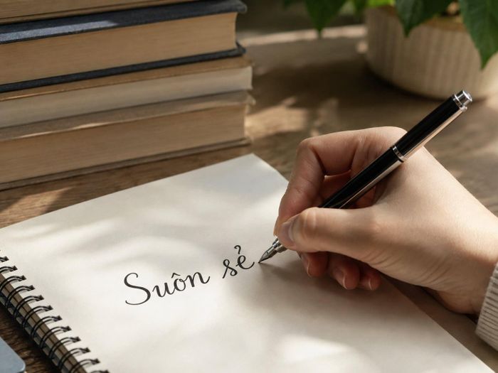 Suôn sẻ đúng chính tả. Ảnh minh họa: AI