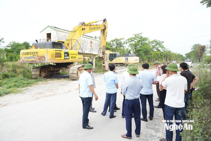 Hệ thống cống và cửa phai tại Cầu Đen bắt đầu thi công. Ảnh: Nguyễn Toàn