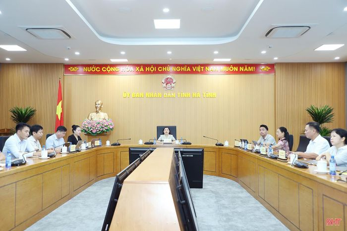 Điểm cầu Hà Tĩnh.