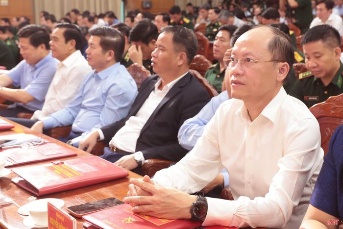 Đồng chí Nguyễn Hồng Lĩnh – Phó Bí thư Thường trực Tỉnh ủy, Chủ tịch HĐND tỉnh Hà Tĩnh tham dự hội nghị.