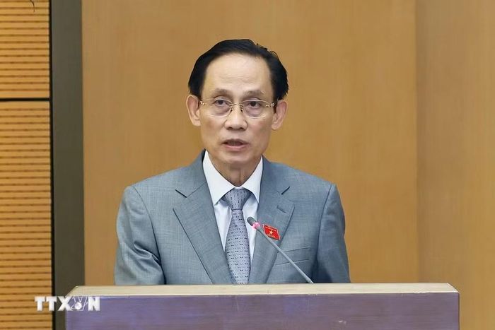 Bộ trưởng Ngoại giao Lê Hoài Trung phát biểu. (Ảnh: Doãn Tấn/TTXVN)