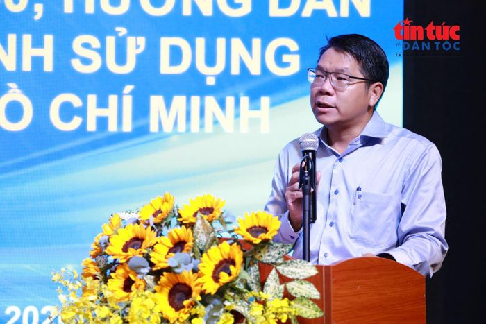 Ông Lê Văn Thăng, Giám đốc Sở KH&CN TP Hồ Chí Minh phát biểu tại hội nghị.