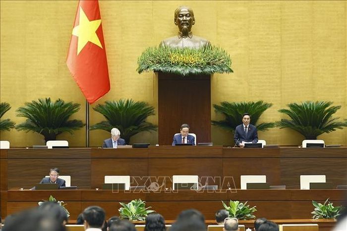 Phó Chủ tịch Quốc hội Nguyễn Doãn Anh điều hành phiên họp. Ảnh: Doãn Tấn/TTXVN