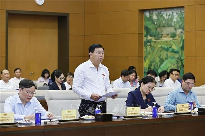 Bộ trưởng Bộ Nội vụ Nguyễn Tiến Hải phát biểu. Ảnh: Doãn Tấn/TTXVN
