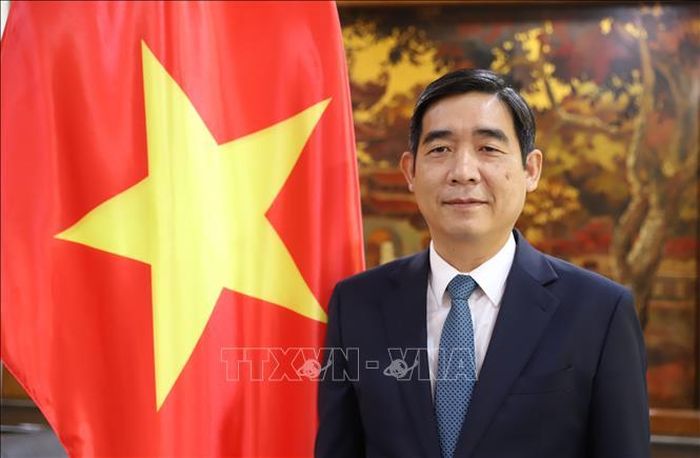 Đại sứ Việt Nam tại Thái Lan Phạm Việt Hùng. Ảnh: Đỗ Sinh/PV TTXVN tại Thái Lan